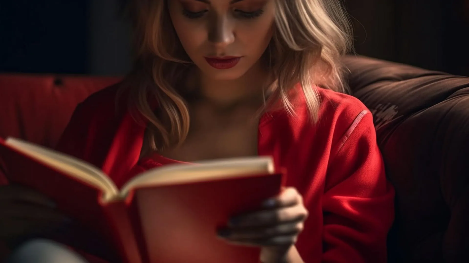 mujer rubia deteniendo libro apoteosicamente fantastica entre sus manos Estoicismo para Mujeres, Fortaleza y Serenidad en el Día a Día Soy Maryce Alejandra González